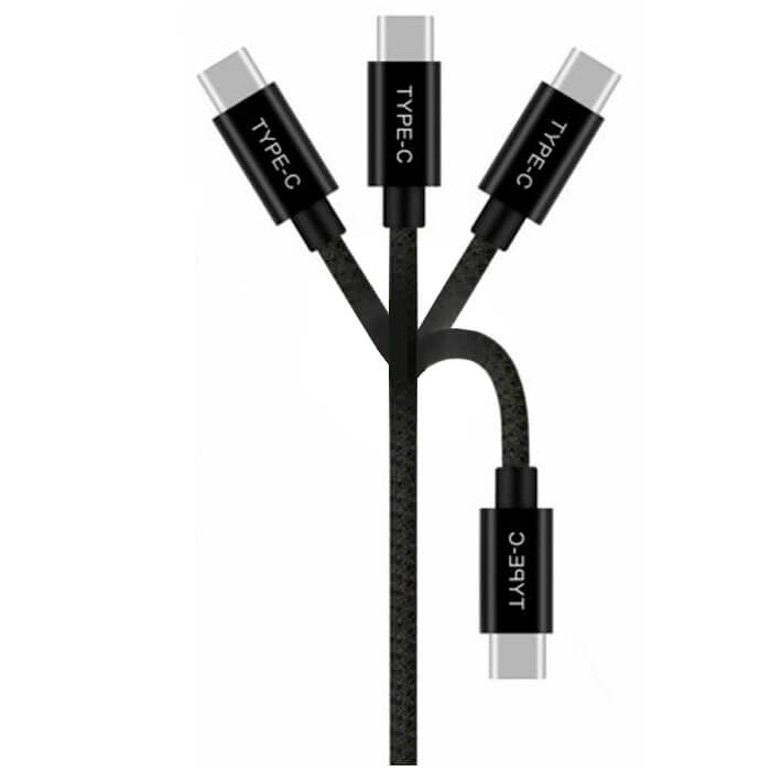 EU Product - Moto G60s 5A USB-C cable - Black thumbnail