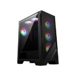 MSI MAG FORGE 120A AIRFLOW computer case Midi Tower Black, Transparent