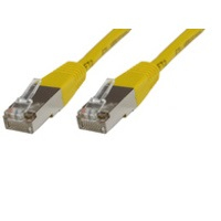 Image of Microconnect Rj-45/Rj-45 Cat6 0.5m networking cable Yellow F/UTP (FTP)