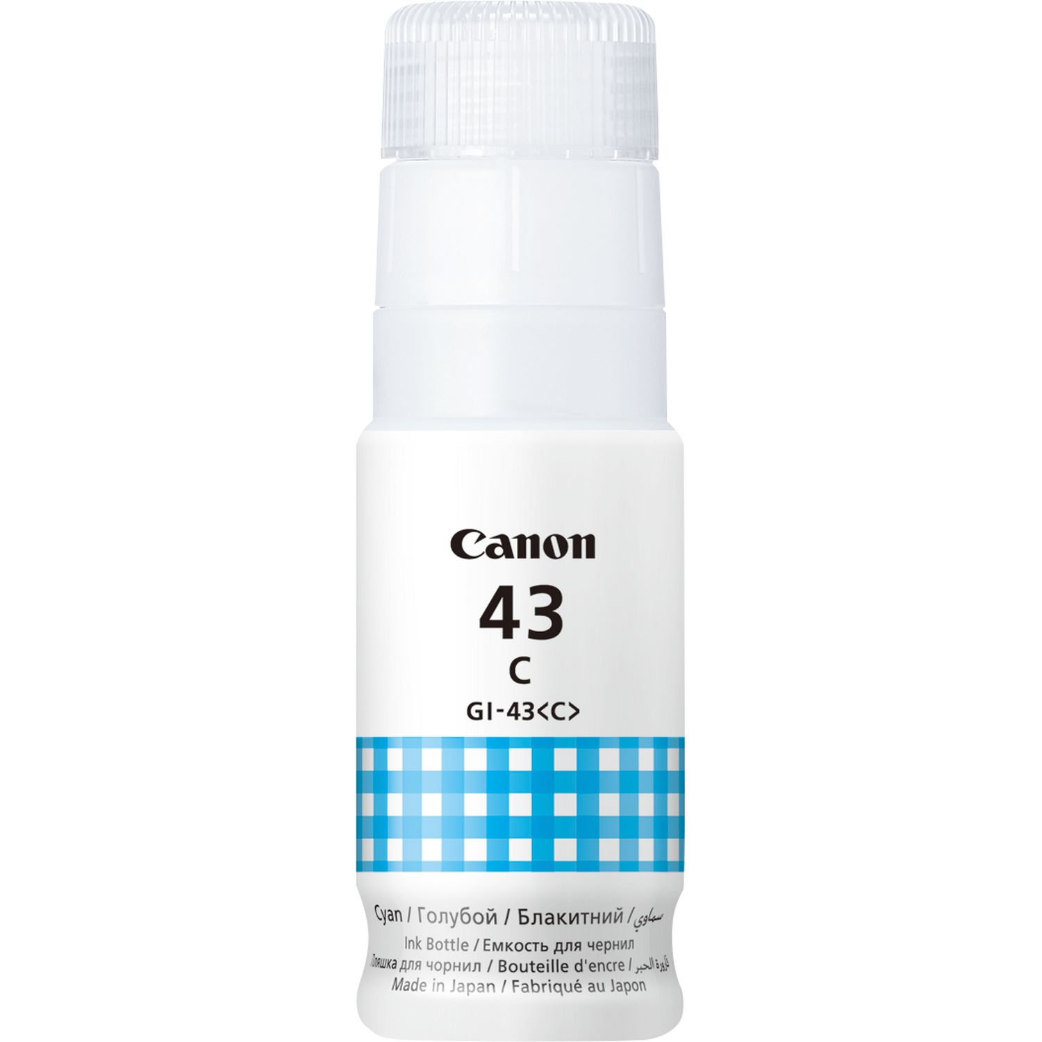 Image of Canon 4672C001/GI-43C Ink bottle cyan 3800 Photos 60ml for Canon...