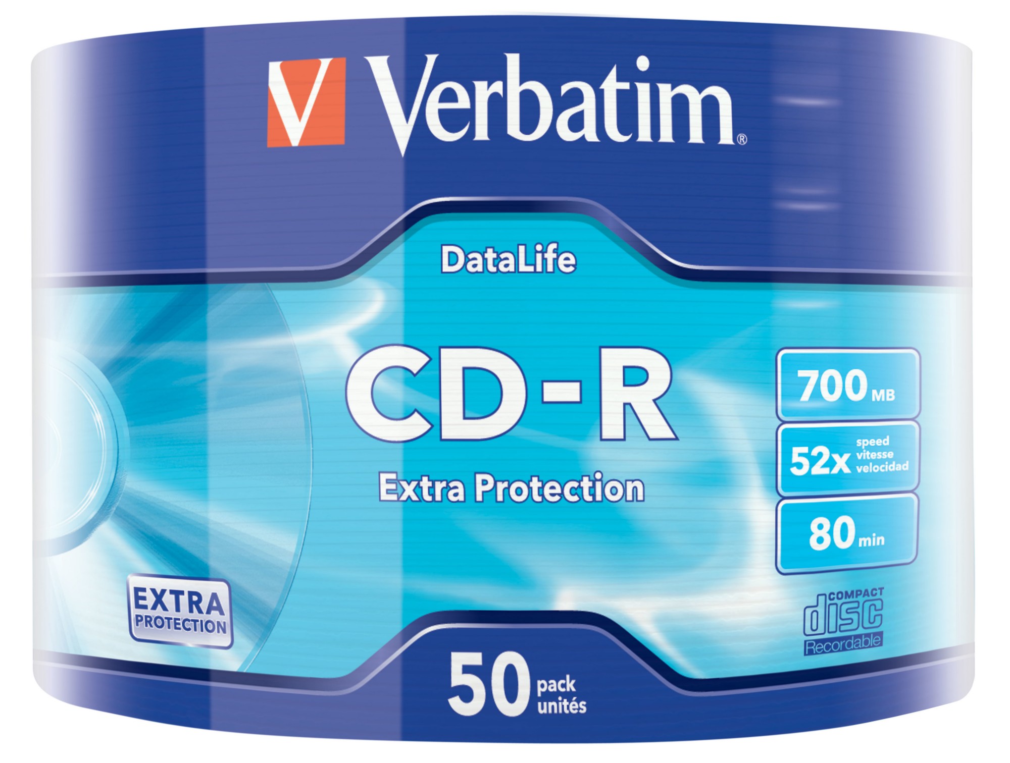 Image of Verbatim CD-R Extra Protection 700 MB 52x 50 pc(s)