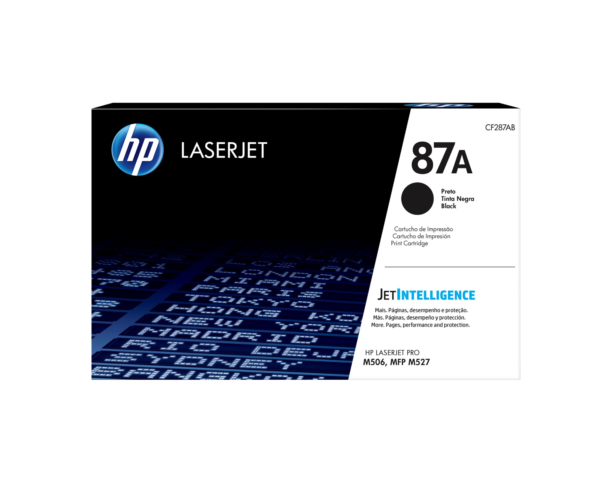 HP CF287A/87A Toner cartridge, 9K pages ISO/IEC 19752 for HP LaserJet M 506