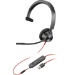 POLY Blackwire 3315 USB-A + 3.5mm Mono Headset