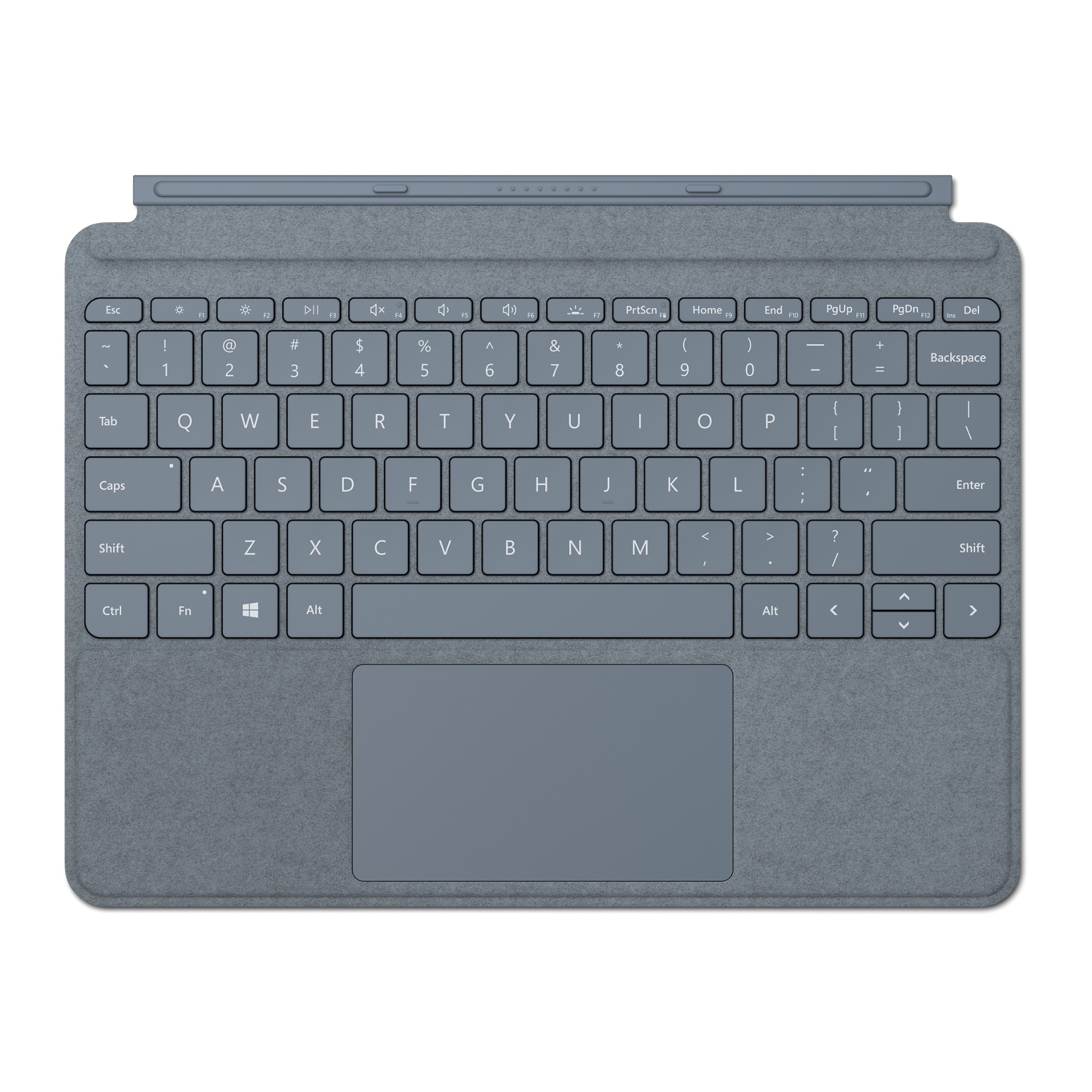 Microsoft Surface Go Signature Type Cover QWERTY English Platinum