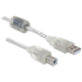 DeLOCK 2.0 A-B - 0.5m cable USB 0,5 m USB A USB B Gris