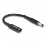 DeLOCK Adapter cable for Laptop Charging Cable USB Type-C female to 5.5 x 2.1 mm male 15 cm