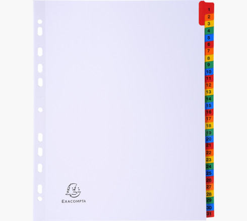 Exacompta 4131E divider Carton White