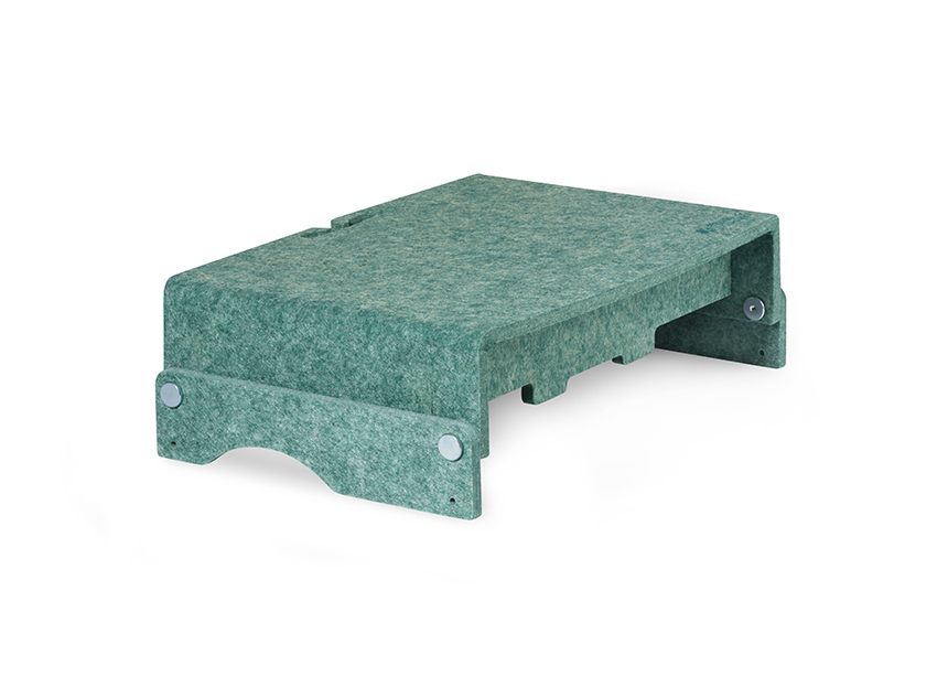 Image of BakkerElkhuizen Q-riser 110 Circular 76.2 cm (30") Green Desk