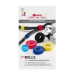 Label-the-cable ROLLS cable tie Velcro Black, Blue, Red, Yellow 4 pc(s)