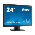 iiyama ProLite X2485WS-B3 computer monitor 61.2 cm (24.1") 1920 x 1200 pixels WUXGA LED Black