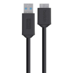 Belkin F3U166bt USB cable USB 3.2 Gen 1 (3.1 Gen 1) 0.9 m USB A Micro-USB B Black