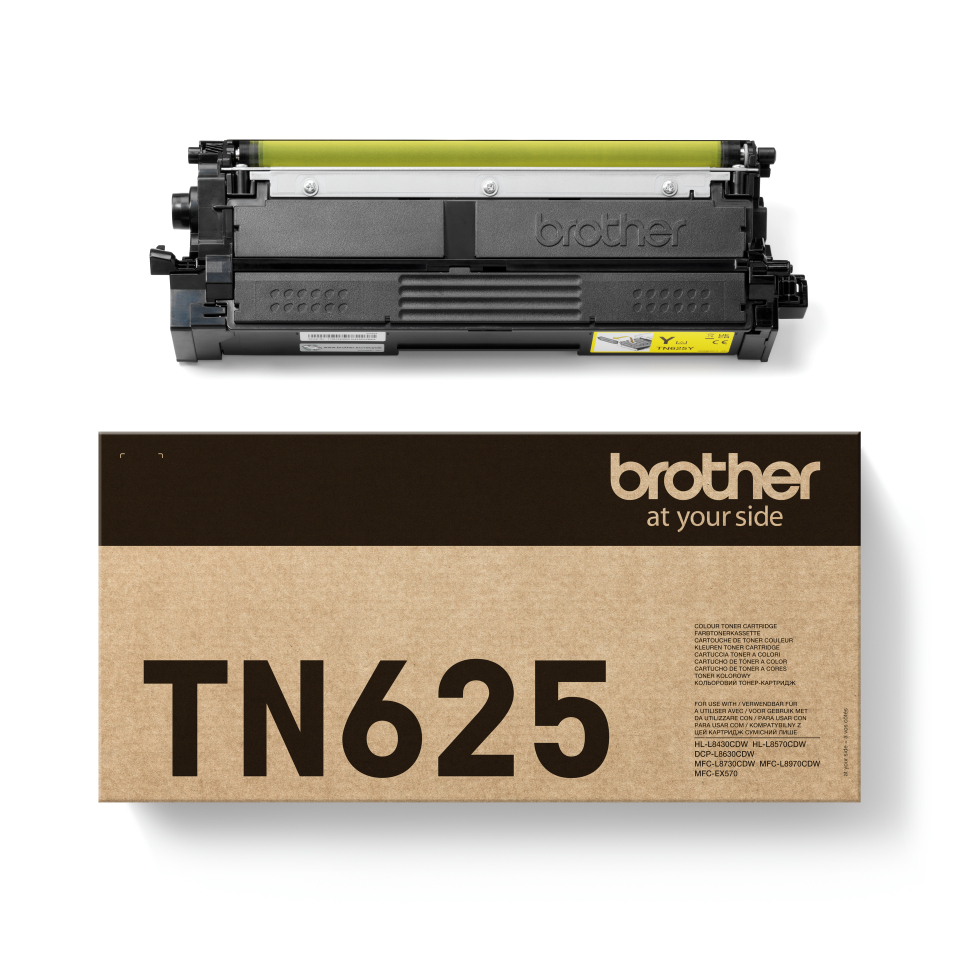 Brother TN-625Y Toner-kit yellow. 1.8K pages ISO/IEC 19752 for Brother Brother TN-625Y Toner-kit yellow. 1.8K pages ISO/IEC 19752 for Brother