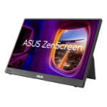 ASUS ZenScreen MB16FC - LED monitor - 16" - portable - 1920 x 1200 WUXGA @ 75 Hz - IPS - 300 cd/m? - 1000:1 - 5 ms - Mini HDMI, 2xUSB-C - black