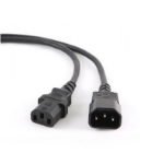 Gembird PC-189-VDE power cable Black 1.8 m C14 coupler