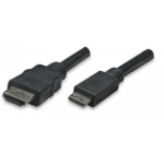 Techly ICOC-HDMI-B-025 HDMI cable 3 m HDMI Type A (Standard) HDMI Type C (Mini) Black