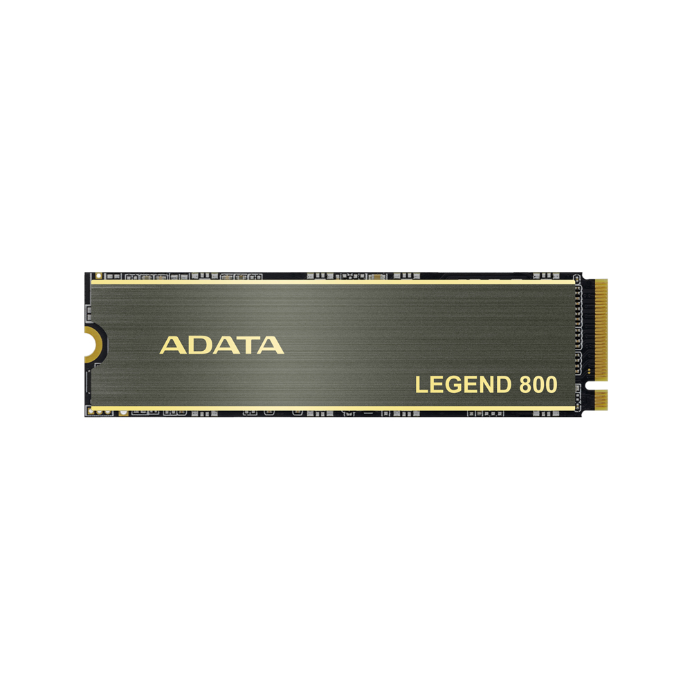 ALEG-800-500GCS A-DATA TECHNOLOGY Legend 800 (ALEG-800-500GCS) 500GB NVMe SSD, PCIe Gen4, M.2 Interface, 2280, Read 3000 MB/s, Write 1300 MB/s, Heatsink 3 Year Warranty