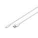 Digitus Lightning silicone connection cable, USB-A - Lightning 2m, white