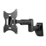 Monoprice EZ Series Full‑Motion Articulating TV Wall Mount Bracket 42" Black