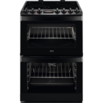 AEG 6000 Series 60cm Electric Cooker - Matt Black