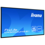 iiyama LH5052UHS-B1 signage display Digital signage flat panel 125.7 cm (49.5") VA 4K Ultra HD Black Built-in processor Android 8.0