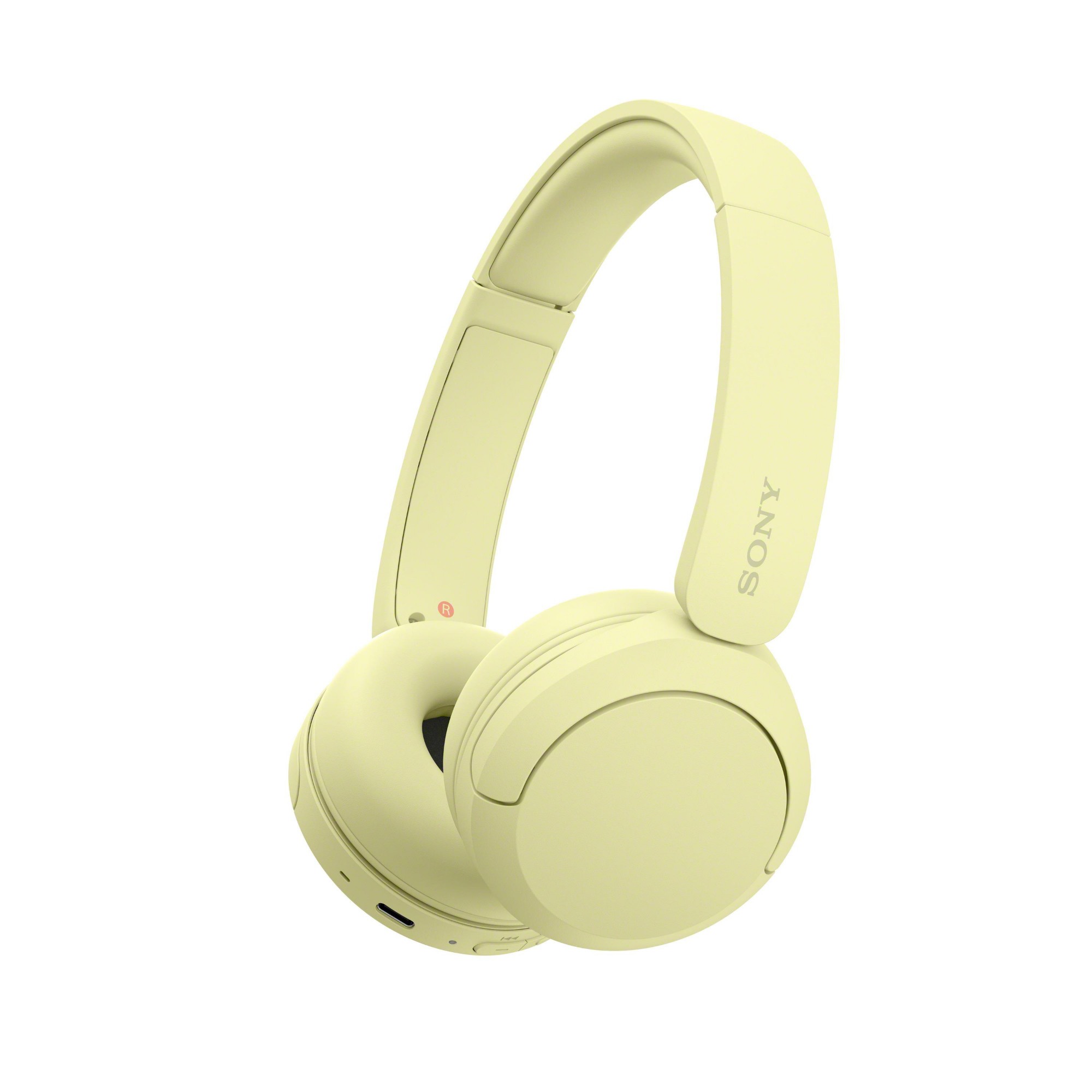 Photos - Headphones Sony Bluetooth  - Yellow WHCH520Y.CE7 