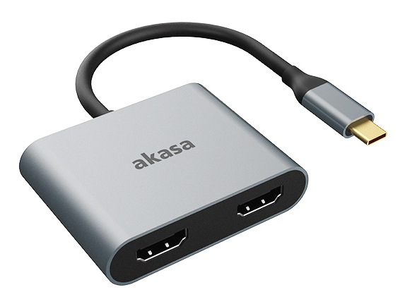 Image of Akasa AK-CBCA26-18BK USB graphics adapter Aluminium