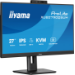 iiyama ProLite 27’’ IPS QHD monitor with a built-in Windows Hello camera and microphone, USB-C, KVM-Switch and height adjustable stand