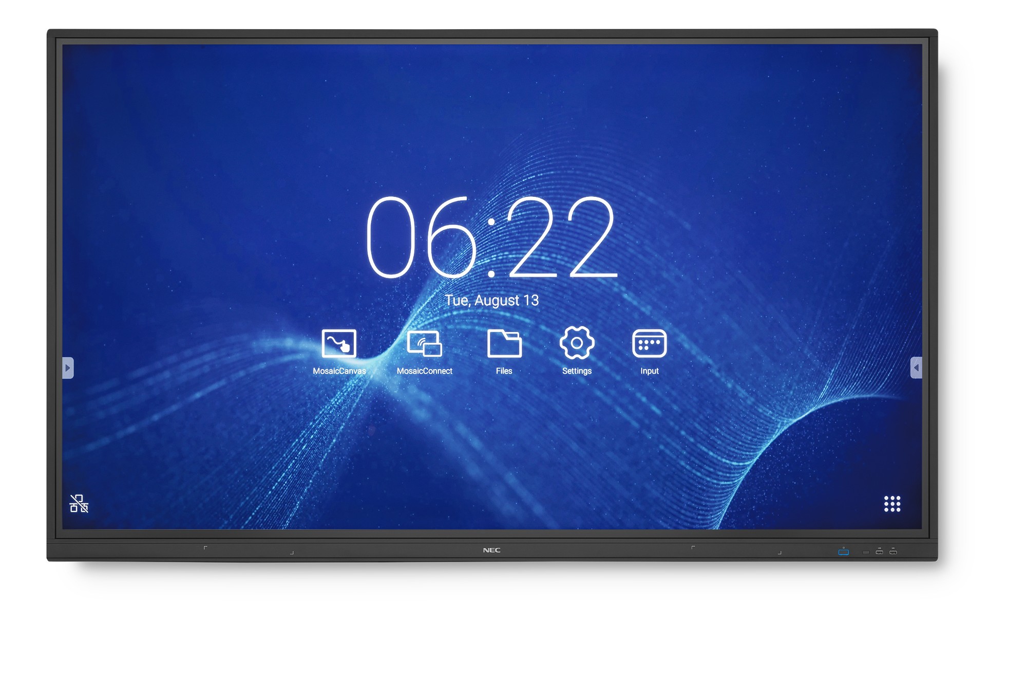 NEC CB751Q Interactive flat panel 190.5 cm (75") LED 350 cd/m² 4K Ultra HD Black Touchscreen 12/7