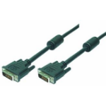 LogiLink 2m DVI-D DVI kabel Zwart