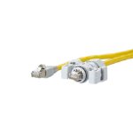 METZ CONNECT E-DAT V6 networking cable Yellow 1 m Cat6 S/FTP (S-STP)