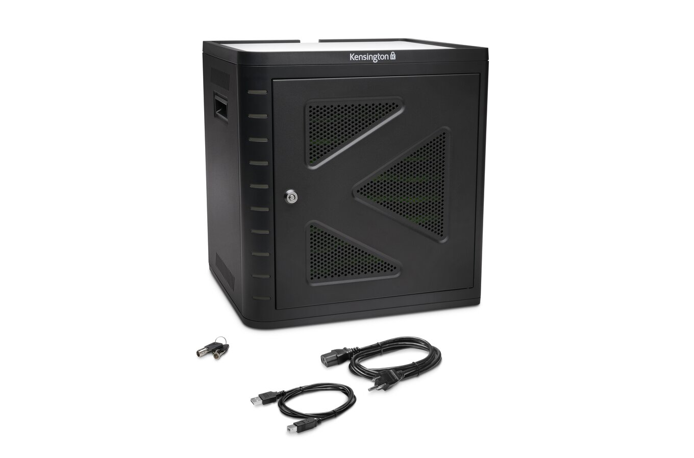 Kensington Charge & Sync Cabinet, Universal Tablet â€” Black