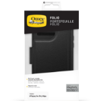 OtterBox Folio for iPhone 14 Pro Max for MagSafe, Soft-Touch Folio with 3 Slots for Cash/Cards, Strong Magnetic Alignment and Attachment with MagSafe, Compatible with iPhone, Black, No Case Included