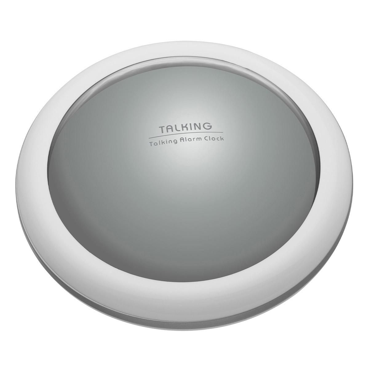 Image of TFA-Dostmann 60.2008.54 - Quartz alarm clock - Silver - White -...