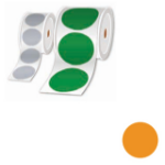 Brother LTZ1K050FPEL self-adhesive label Circle Orange