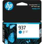 HP #937 Cyan Ink 4S6W2NA
