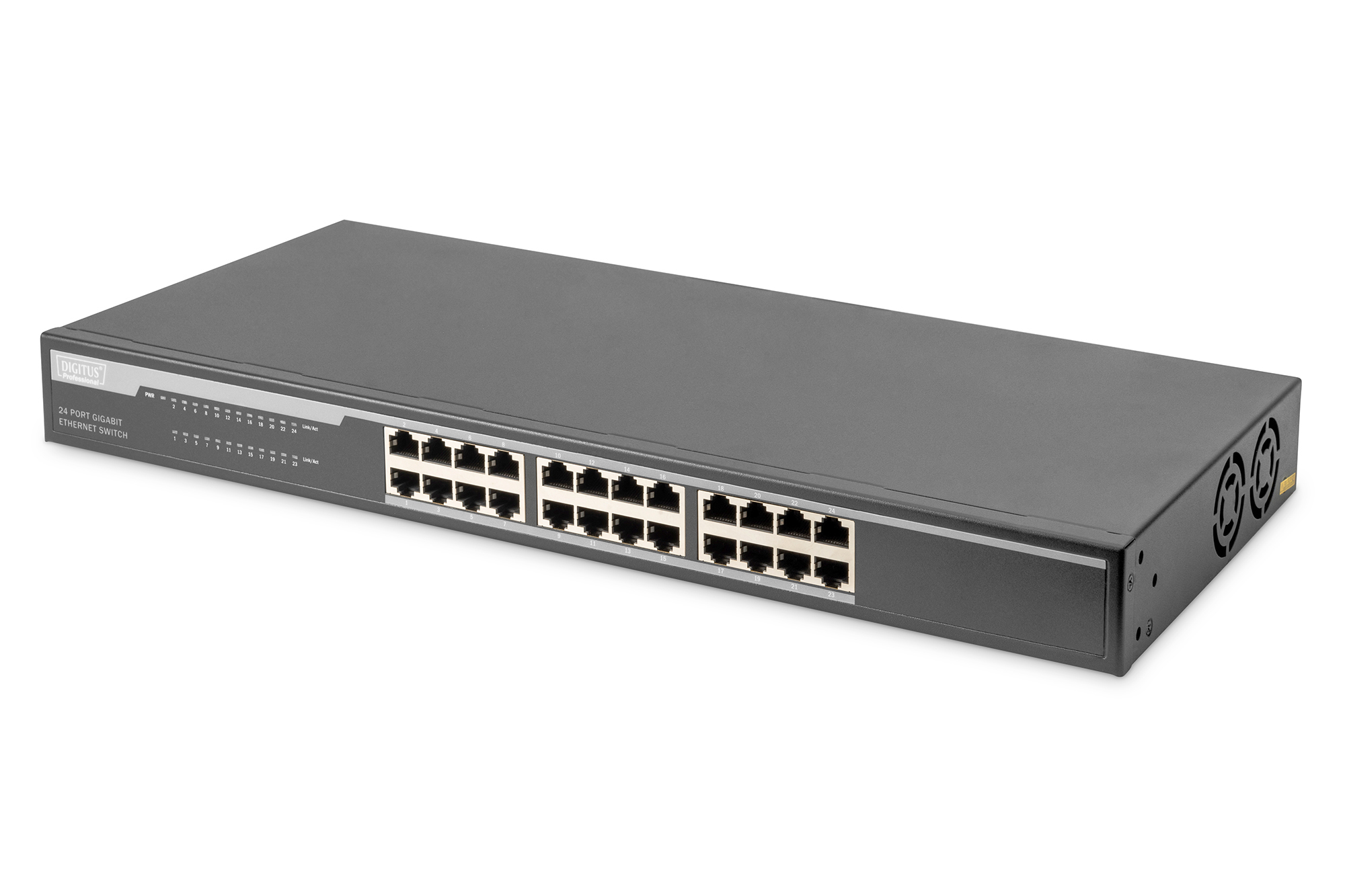 Image of Digitus 24 Port Gigabit Switch, 19 Inch, Unmanaged