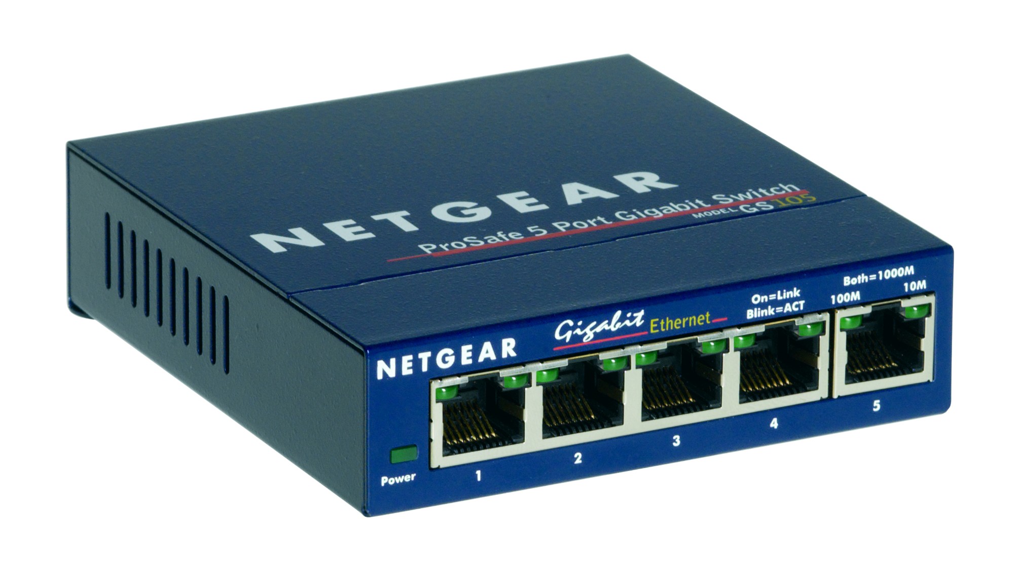 Netgear GS105NA 5-Port Gigabit Network Switch Netgear GS105NA 5-Port Gigabit Network Switch