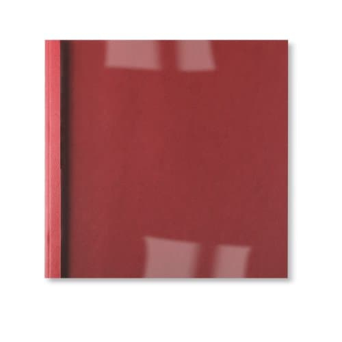 GBC LeatherGrain Thermal Binding Covers 1.5mm Red (100)