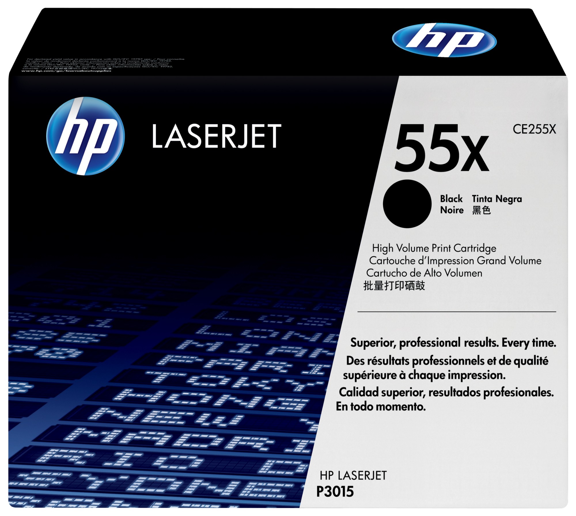 HP CE255X/55X Toner cartridge black high-capacity, 12.5K pages ISO/IEC 19752 for HP LaserJet P 3015