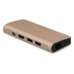 LMP 19009 laptop dock/port replicator USB 3.2 Gen 1 (3.1 Gen 1) Type-C Black, Gold