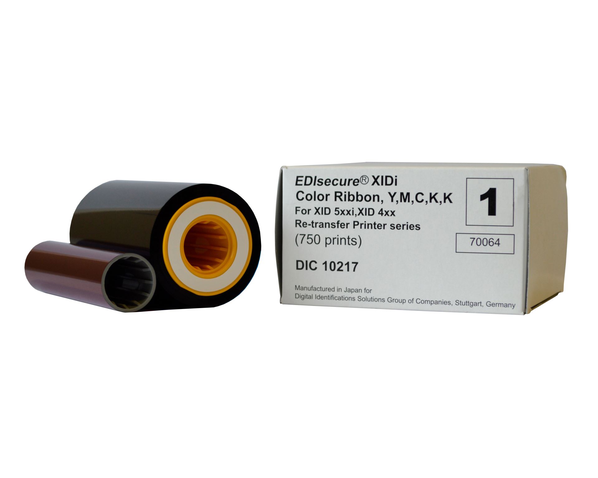 Matica DIC10217 YMCKK Colour Ribbon (750 Prints)