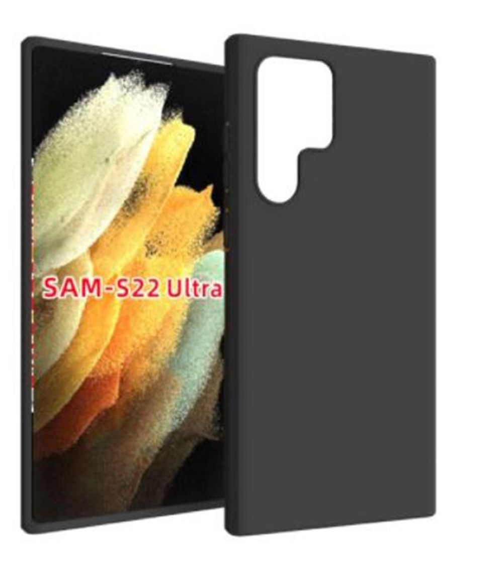 SAMS22UMS JLC DISTRIBUTION Samsung S22 Ultra Matte Silicone Case- Black