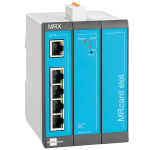 Insys Microelectronics MRX3 LAN bedrade router Fast Ethernet Blauw, Grijs