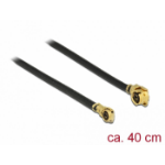 DeLOCK 89650 coaxial cable 1.13 0.4 m MHF (I-PEX) MHF IV/ HSC MXHP32 Black, Gold
