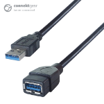 connektgear 1m USB (3.0) A Extender Male to Female Cable