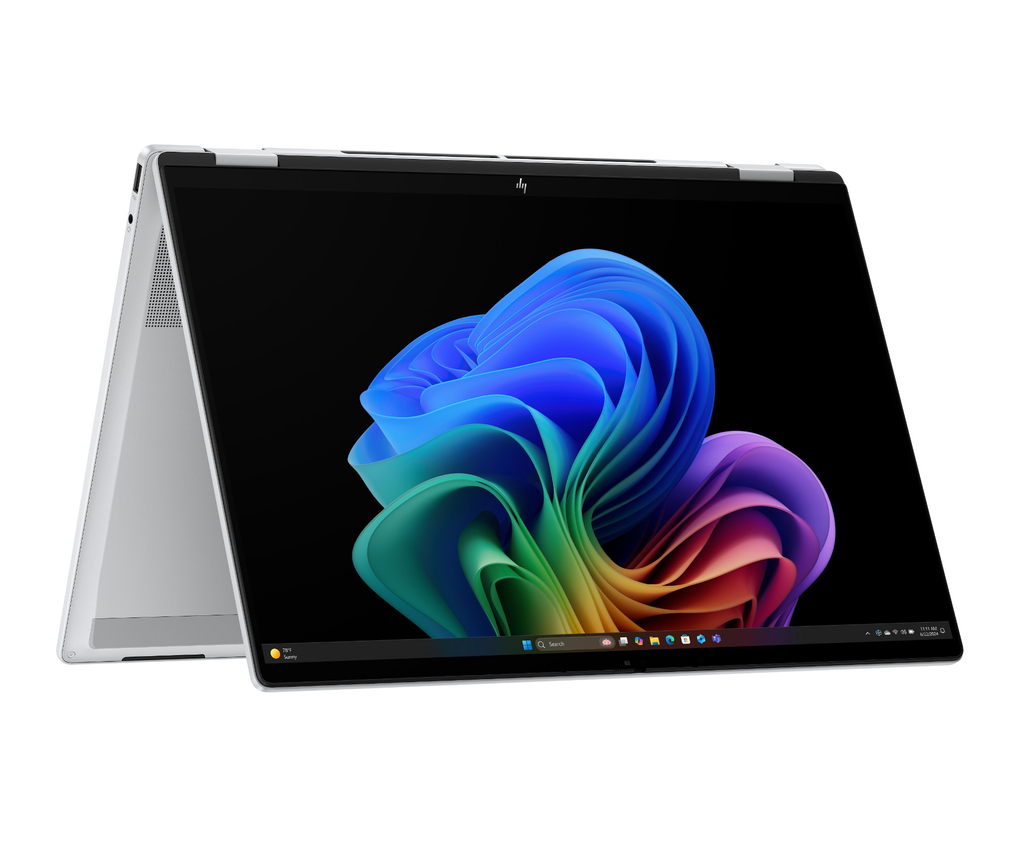 HP OmniBook X FlipNGAI 16-as0007na Copilot+ PC Intel Core Ultra 7 226V Hybrid (2-in-1) 40.6 cm (16") Touchscreen 2K 16 GB LPDDR5x-SDRAM 512 GB SSD Wi-Fi 7 (802.11be) Windows 11 Home Silver