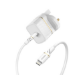 OtterBox UK Wall Charger 20W - 1X USB-C 20W USB-PD + USB C-Lightning Cable 1m, Cloud Dust White