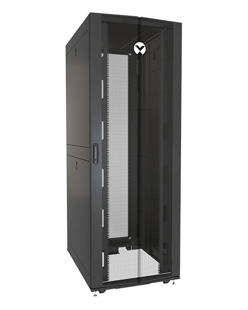 Vertiv VR3107SP rack cabinet 48U Freestanding rack Transparent
