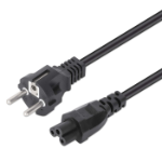 Manhattan EU Power Cable C5 to CEE 7/7, 1 m