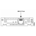 Cisco 1-PORT ISDN BRI WIC network switch component